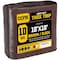 Core Tarps Heavy Duty Tarp, 10 ft L x 0.5 mm H x 10 ft W, 10 Mil, Brown/Black, Polyethylene CT-602-10X10 - alternate 1